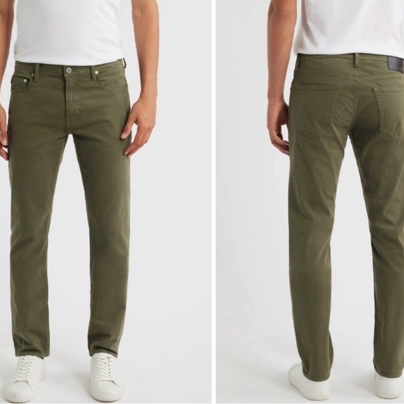 Ag Adriano Goldschmied Other - AG Adriano Goldschmied Tellis Modern Slim Olive Green Jeans Men’s 29x31